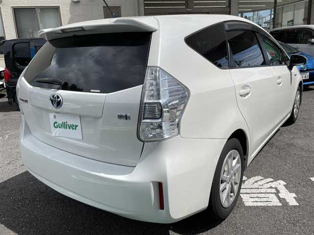トヨタ プリウス α G 静岡県 2012(平24)年 12.8万km ホワイトパールクリスタルシャイン 7人乗り/純正HDDナビ/フルセグTV/DVD/CD/BT/SD/MSV/バックカメラ/社外デジタルインナーミラー型前後ドラレコ/クルーズコントロール/ステアリングスイッチ/LEDヘッドライト/オートライト/ビルトインETC/スマートキー/保証書