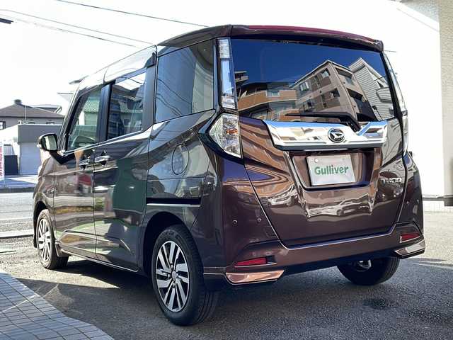 ダイハツ トール カスタムG リミテッドⅡ SAⅢ 高知県 2019(令1)年 11.9万km プラムブラウンクリスタルマイカ ＡＬＰＩＮＥ９インチナビ/・Bluetooth/・CD/DVD/・フルセグTV/全方位モニター/スマートアシスト３/ETC/ドラレコ/両側電動スライド/LEDヘッドライト/シートヒーター