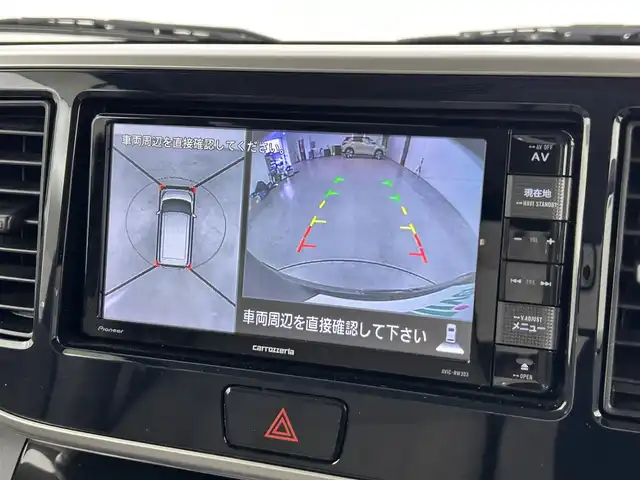 日産 デイズ ルークス X 福岡県 2019(令1)年 3.4万km ブラック 社外ナビ（ＢＴ，フルセグＴＶ）　/全方位カメラ　/ＥＴＣ　/コーナーセンサー　/エマージェンシーブレーキ　/横滑り防止装置　/アイドリングストップ　/片側電動スライドドア　/電動格納式ドアミラー　/プッシュスタート