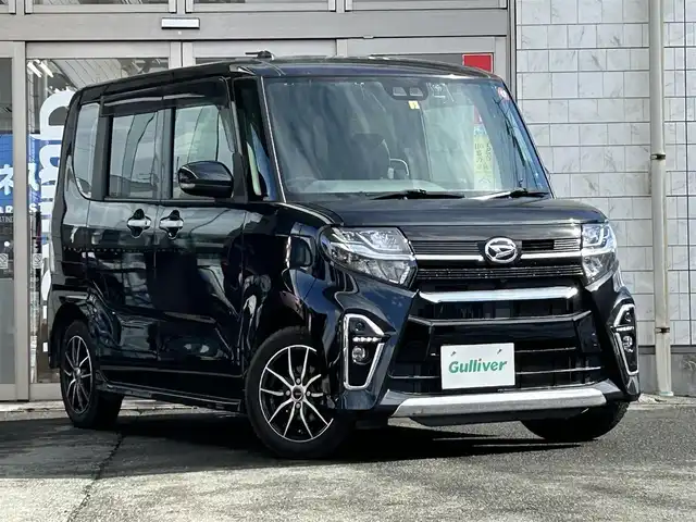 ダイハツ タント カスタム RS セレクション 岩手県 2020(令2)年 5.6万km パールブラック 4WD/ターボ/ワンオーナー/寒冷地仕様/両側パワースライドドア/純正メモリナビ/　(Bluetooth/CD/DVD/フルセグTV/SDミュージックサーバー)/バックカメラ/前方ドライブレコーダー/衝突被害軽減システム/横滑り防止装置/レーンキープアシスト/追従走行ありクルーズコントロール/ETC/前席シートヒーター/オートエアコン/PWRモード/純正LEDヘッドライト/オートライト/オートマチックハイビーム/純正フォグランプ/アイドリングストップ/純正エンジンスターター/ステアリングリモコン/ABS/盗難防止装置/電動格納ウィンカーミラー/革巻きステアリング/ハーフレザーシート/純正フロアマット/純正エアロ/純正ドアバイザー/エンジンスタートボタン/スマートキー/スペアキー1本/取扱説明書/保証書/記録簿R2/R5/純正アルミホイール付サマータイヤ積み込み/　(165/55/R15/22年製/3mm)