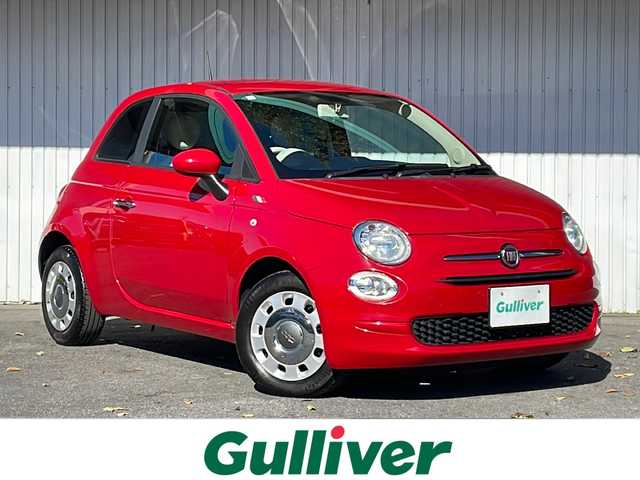 フィアット ５００ 1．2 ポップ 長野県 2020(令2)年 6.5万km 赤 純正ナビ/ホイール付き冬タイヤ積込/純正フロアマット/保証書・取説/スペアキー