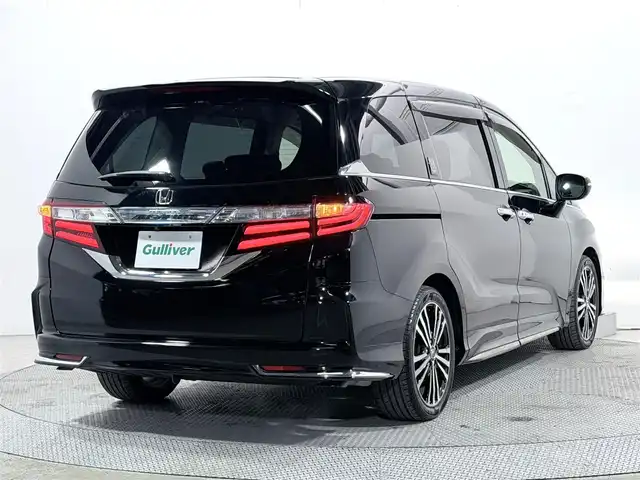ホンダ オデッセイ アブソルート 20thアニバーサリー 大阪府 2015(平27)年 4.9万km クリスタルブラックパール ナビTV バックカメラ フリップダウンモニター ハーフレザーシート パワーシート レーダークルコン 衝突軽減ブレーキ レーンアシスト 両側パワースライドドア オートライト LEDヘッドライト ETC