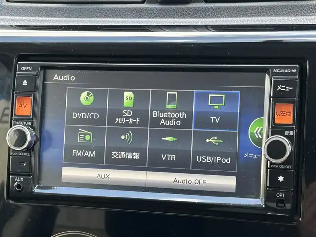 日産 デイズ ハイウェイスターX 福島県 2013(平25)年 5.8万km ホワイトパール 純正ナビゲーション/型番：MC313D-W/【CD/DVD/SD/USB/AUX/TV】/アラウンドビューモニター/バックカメラ/HIDヘッドライト/運転席シートヒーター/アイドリングストップ/純正フロアマット/純正ドアバイザー