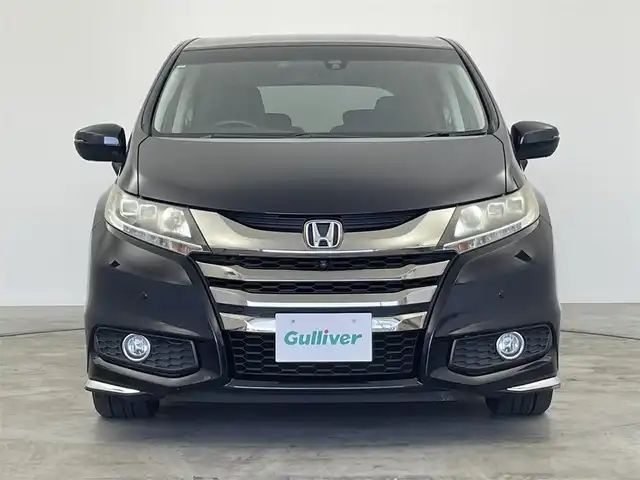 ホンダ オデッセイ アブソルート 群馬県 2014(平26)年 7.9万km プレミアムヴィーナスブラックP ・純正7型ナビ/・純正ドライブレコーダー/・ビルトインETC/・衝突軽減/・全方位カメラ/・両側パワースライドドア/・純正クリップダウンモニター/・LEDオートヘッドライト/・前コーナーセンサー/・クルーズコントロール/・ハーフレザーシート/・禁煙車