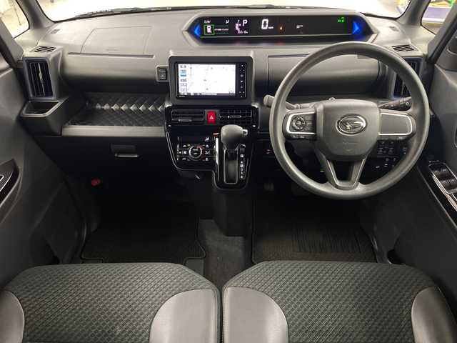 ダイハツ タント カスタム X スタイルセレクション 岐阜県 2021(令3)年 3.7万km ブラックマイカメタリック 純正ナビ/　(AM/FM/CD/DVD/Bluetooth/フルセグTV)/バックカメラ/両側パワースライドドア/ウェルカムオープン機能/スマートアシストIII/　・衝突軽減ブレーキ/　・レーンキープアシスト/　・コーナーセンサー/　・オートハイビーム/ドライブレコーダー/ETC/シートヒーター/ステアリングスイッチ/電格ミラー/純正アルミホイール/純正フロアマット/純正ドアバイザー