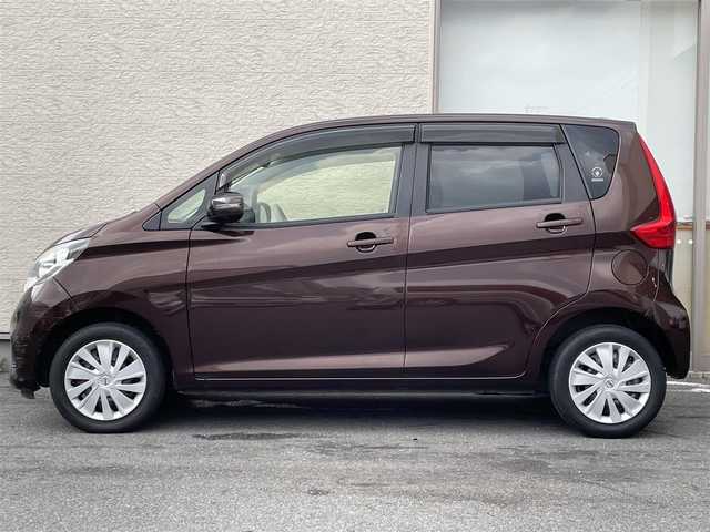日産 デイズ X 大阪府 2017(平29)年 4.6万km モカブラウンP 社外7インチナビ/(フルセグ/BT/CD/DVD)/全方位カメラ/衝突被害軽減システム/横滑り防止装置/盗難防止装置/アイドリングストップ/純正14インチアルミキャップ/ドライブレコーダー/ETC/プッシュスタート/スマートキー/保証書/取扱説明書/スペアキー　あり