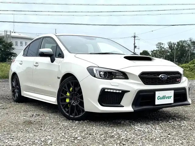 スバル ＷＲＸ ＳＴＩ STI タイプS 兵庫県 2019(平31)年 0.8万km クリスタルホワイトP STIパフォーマンスマフラー/純正ナビ/フルセグTV/DVD.BD再生可/Bluetooth接続可/バックモニター/ドライブレコーダー/純正18インチアルミホイール/プッシュスタート＆スマートキー/LEDヘッドライト