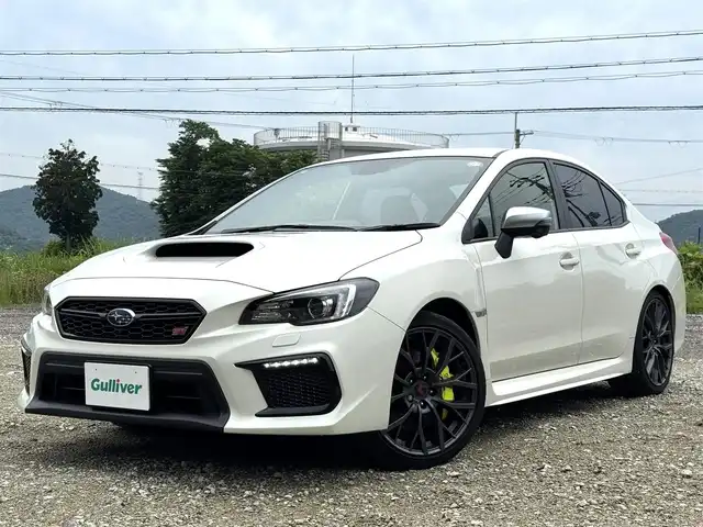 スバル ＷＲＸ ＳＴＩ STI タイプS 兵庫県 2019(平31)年 0.8万km クリスタルホワイトP STIパフォーマンスマフラー/純正ナビ/フルセグTV/DVD.BD再生可/Bluetooth接続可/バックモニター/ドライブレコーダー/純正18インチアルミホイール/プッシュスタート＆スマートキー/LEDヘッドライト