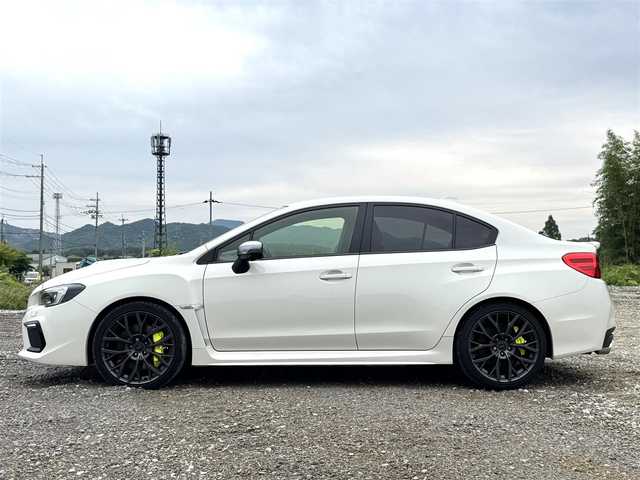 スバル ＷＲＸ ＳＴＩ STI タイプS 兵庫県 2019(平31)年 0.8万km クリスタルホワイトP STIパフォーマンスマフラー/純正ナビ/フルセグTV/DVD.BD再生可/Bluetooth接続可/バックモニター/ドライブレコーダー/純正18インチアルミホイール/プッシュスタート＆スマートキー/LEDヘッドライト