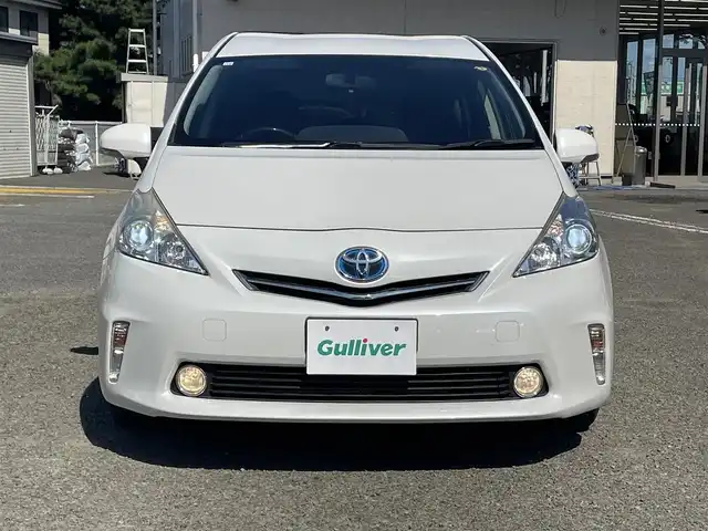 トヨタ プリウス α S Lセレクション 宮城県 2014(平26)年 8.8万km ホワイトパールクリスタルシャイン 1オーナー//フリップダウンモニター//ETC//社外SDナビ（フルセグTV、AM、FM、DVD、CD）//シートカバー　//スマートキー//プッシュスタート