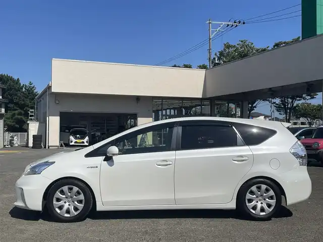 トヨタ プリウス α S Lセレクション 宮城県 2014(平26)年 8.8万km ホワイトパールクリスタルシャイン 1オーナー//フリップダウンモニター//ETC//社外SDナビ（フルセグTV、AM、FM、DVD、CD）//シートカバー　//スマートキー//プッシュスタート