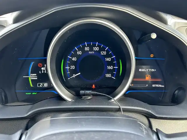 ホンダ フィット ハイブリット Fパッケージ 道南・函館 2016(平28)年 7.8万km ミッドナイトブルービームM /社外ナビ//フルセグTV//寒冷地仕様//バックカメラ//ETC//プッシュスタート//スマートキー//純正フロアマット//横滑り防止装置//ドアバイザー//ウィンカーミラー//純正ホイールキャップ//アイドリングストップ