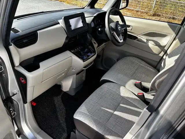 日産 ルークス X 福岡県 2021(令3)年 7.3万km スターリングシルバーM 純正ナビMJ121D-W/・フルセグTV/・FM/AM/・CD/・Bluetooth/全方位カメラ/片側パワースライドドア/リアクーラー/ETC/プッシュスタート/パーキングアシスト/スマートキー/純正フロアマット/ドアバイザー/エマージェンシーブレーキ/車線逸脱警報/ふらつき警報/フロント・リアソナー