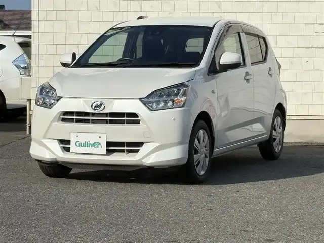 ダイハツ ミラ イース X SAⅢ 山口県 2018(平30)年 1.8万km パールホワイトⅢ 社外ナビ ワンセグTV CD DVD BT/衝突被害軽減ブレーキ/オートマチックハイビーム/LEDオートヘッドライト/コーナーセンサー/キーレス/電動格納ミラー/プライバシーガラス/横滑り防止/アイドリングストップ/禁煙車