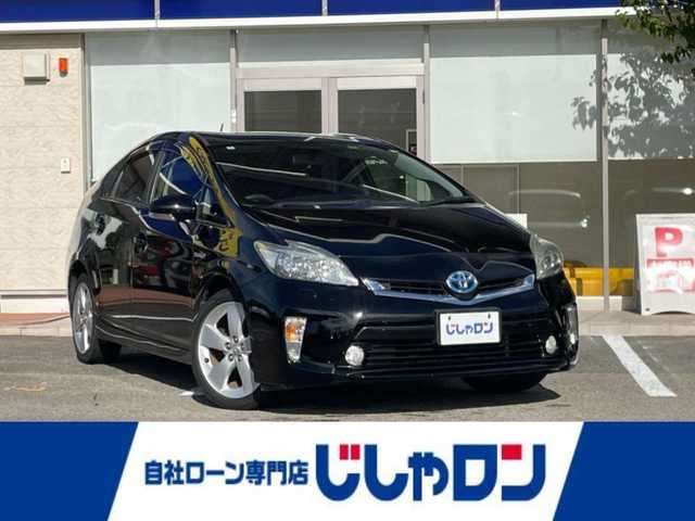 トヨタ プリウス S ツーリングセレクション 静岡県 2012(平24)年 5.8万km ブラック (株)IDOMが運営する【じしゃロン焼津店】の自社ローン専用車両になります。こちらは現金またはオートローンご利用時の価格です。自社ローンご希望の方は別途その旨お申付け下さい /社外ＨＤＤナビ/（フルセグＴＶ/Ｂｌｕｅｔｏｏｔｈ接続/ＣＤ/ＤＶＤ/ミュージックサーバー）/バックカメラ/ＥＴＣ/ＨＩＤヘッドライト/オートライト/プッシュスタート＆スマートキー/純正１７インチＡＷ