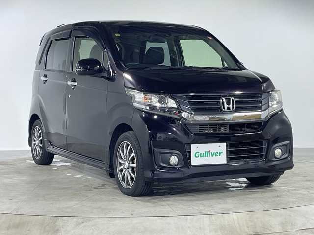 ホンダ Ｎ ＷＧＮ カスタム G Aパッケージ 福岡県 2014(平26)年 6.8万km プレミアムゴールドパープルパール 純正メモリナビ/・CD/DVD/BT/ワンセグTV/・バックモニター/シティブレーキアクティブシステム/クルーズコントロール/ハーフレザーシート/革巻きステアリング/・ステアリングリモコン/キセノンライト/・オートライト/・フォグランプ/スマートキー/・プッシュスタート/・スペアキー/純正フロアマット/純正ドアバイザー