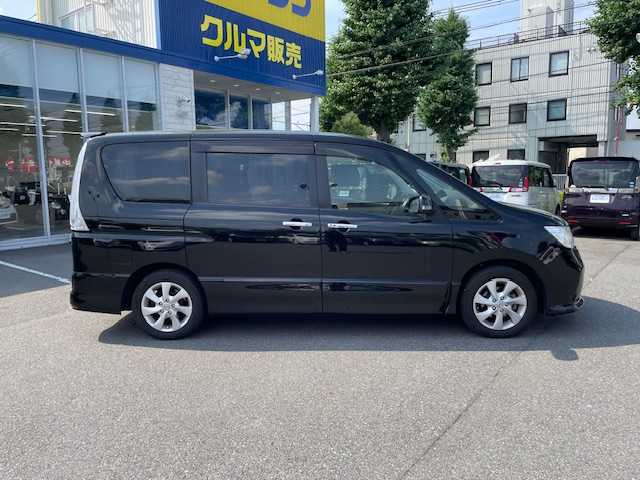 日産 セレナ ハイウェイスター Vセレクション 東京都 2012(平24)年 13.4万km スーパーブラック 車両状態不良、AA出品予定