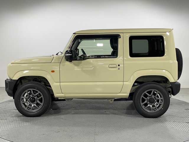 スズキ ジムニー XC 広島県 2023(令5)年 0.9万km シフォンアイボリーM シートヒーター/デュアルセンサーブレーキサポート/車線逸脱警報/ハイビームアシスト/クルーズコントロール/誤発進抑制機能/トランスファーレバー/ダウンヒルアシストコントロール/LEDヘッドランプ/純正15インチAW