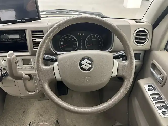 スズキ エブリィ ワゴン PZターボ 兵庫県 2012(平24)年 6万km ブルーイッシュブラックパール3 社外ポータブルナビ/片側パワースライドドア/13インチアルミホイール/フォグランプ/パワーステアリング/パワーウィンドウ/純正フロアマット