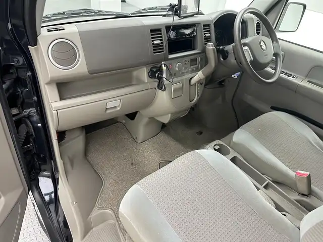 スズキ エブリィ ワゴン PZターボ 兵庫県 2012(平24)年 6万km ブルーイッシュブラックパール3 社外ポータブルナビ/片側パワースライドドア/13インチアルミホイール/フォグランプ/パワーステアリング/パワーウィンドウ/純正フロアマット