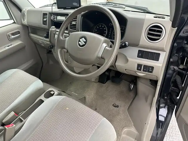 スズキ エブリィ ワゴン PZターボ 兵庫県 2012(平24)年 6万km ブルーイッシュブラックパール3 社外ポータブルナビ/片側パワースライドドア/13インチアルミホイール/フォグランプ/パワーステアリング/パワーウィンドウ/純正フロアマット