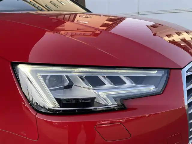 アウディ Ａ４ 35TFSIスポーツ 栃木県 2019(令1)年 9.6万km 赤 マトリクスLED/全方位カメラ/ACC/レーン/ブラインドS/純正ナビ/前席パワーシート /前席シートH/ETC/純正17インチAW