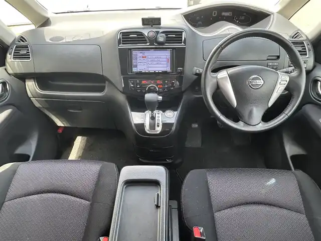 日産 セレナ ハイウェイスター Vセレクション 福島県 2012(平24)年 7.3万km ブリリアントホワイトパール 社外メモリナビ/　【フルセグ/CD/DVD/USB/AUX】/バックカメラ/クルーズコントロール/ＥＴＣ/社外１５inアルミホイール/両側パワースライドドア/後席モニター/ハロゲンライト（AUTO機能付き）/フォグランプ/ヘッドライトレベライザー/ウィンカーミラー/電動格納ミラー/スマートキー/プッシュスタート/横滑り防止装置/ＡＢＳ/ドアバイザー/純正フロアマット