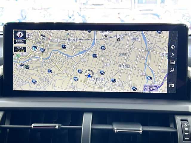 レクサス ＮＸ 300h Fスポーツ 岐阜県 2018(平30)年 2.3万km ホワイトノーヴァガラスフレーク 登録時走行距離22234km/純正ナビ【CD/DVD/Bluetooth】/フルセグテレビ/バックカメラ/衝突軽減ブレーキ/レーダークルーズコントロール/ブラインドスポットモニター/レーンキープアシスト/前席パワーシート【シートヒーター/エアシート】/赤革シート/三眼LEDヘッドライト/革巻きステアリング/ETC2.0/純正18インチアルミ