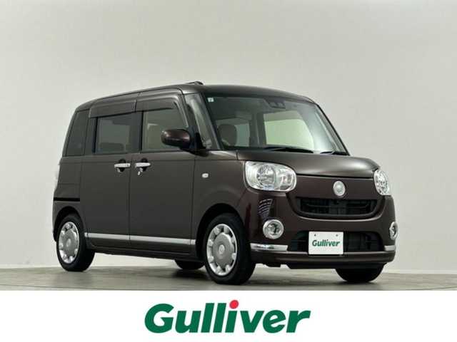 ダイハツ ムーヴ キャンバス X メイクアップ リミテッド SAⅢ 埼玉県 2019(令1)年 5.5万km プラムブラウンクリスタルマイカ 純正ナビ　両側電動スライドドア　全方位カメラ　ドラレコ　ＬＥＤヘッドライト　フルセグＴＶ　Ｂｌｕｅｔｏｏｔｈ　アイドリングストップ　衝突被害軽減　オートハイビーム　コーナーセンサー　禁煙車　保証書