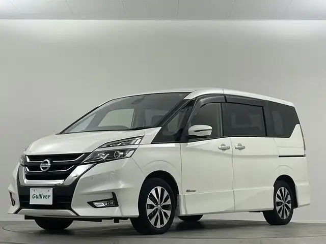 日産 セレナ ハイウェイスター Vセレクション 埼玉県 2018(平30)年 6.5万km ブリリアントホワイトパール アルパイン９型ナビ　アルパイン１０．１型後席モニター　アラウンドビューモニター　Ｂｌｕｅｔｏｏｔｈ　　プロパイロット　デジタルインナーミラー　両側パワースライドドア　オートハイビーム　　ＥＴＣ