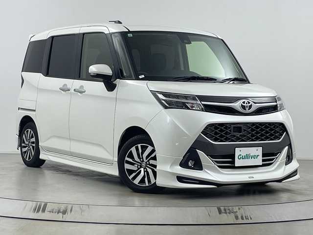 トヨタ タンク カスタムG S 埼玉県 2017(平29)年 5.4万km パールホワイトⅢ 社外ナビ/　（ＴＶ／Ｂｌｕｅｔｏｏｔｈ／ＤＶＤ／ＣＤ）　/ビルトインＥＴＣ/両側パワースライドドア　/衝突軽減ブレーキ　/クルーズコントロール　/横滑り防止措置　/純正アルミホイール/フロアマット/LEDヘッドライト/フォグランプ/ロールサンシェード/プッシュスタート/アイドリングストップ/スマートキー×２/ウインカーミラー