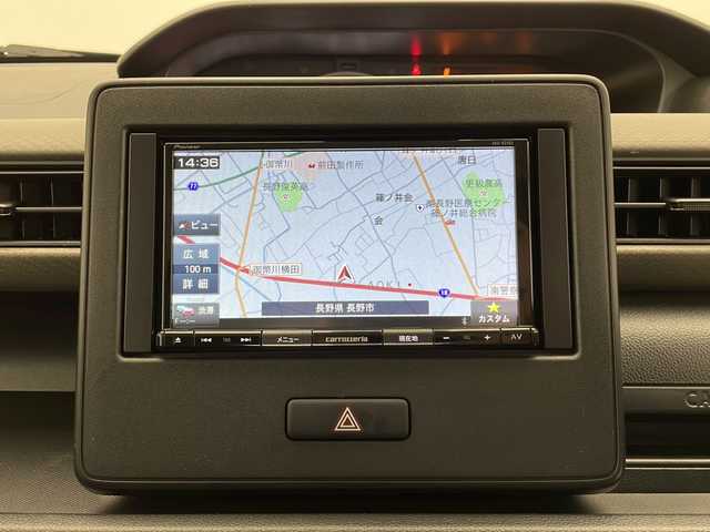 スズキ ワゴンＲ HYBRID FX 長野県 2022(令4)年 2.9万km スペリアホワイト 4WD/社外メモリナビ（型番：AVIC-RZ403)/(CD/DVD/SD/USB/AUX/FM/AM)/バックカメラ/ＥＴＣ/クリアランスソナー/衝突被害軽減システム/盗難防止装置/オートマチックハイビーム/オートライト/コーナーセンサー（後列）/シートヒーター（前席）/アイドリングストップ/スマートキー/スペアキー１本/保証書/取扱説明書