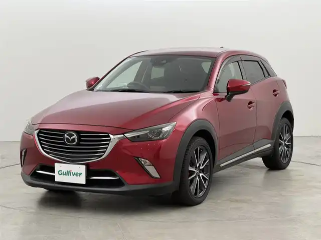 マツダ ＣＸ－３ XD プロアクティブ 福岡県 2017(平29)年 3.5万km ソウルレッドクリスタルM 純正ナビ　/衝突軽減システム　/バックカメラ　/クルーズコントロール　/レーンアシスト　/ＡＴ誤発進抑制制御　/パーキングアシスト　/シートヒーター　/パワーシート　/ＥＴＣ　/盗難防止システム　/ＬＥＤ　/純正フロアマット
