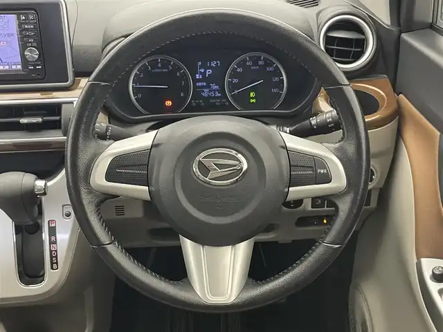 ダイハツ キャスト スタイル G SAⅡ 愛知県 2015(平27)年 4.9万km プラムブラウンクリスタルマイカ スマートアシストII/純正メモリナビフルセグTV/バックカメラ/ETC/純正１５インチアルミ/保証書・取説/スペアキー/純正ナビ　バックカメラ　衝突軽減　禁煙車　フルセグＴＶ　Ｂｌｕｅｔｏｏｔｈ　ＤＶＤ再生　ＥＴＣ　純正フロアマット　スマートアシストII　オートライト　車線逸脱　LEDライト　プッシュスタート　スマートキー