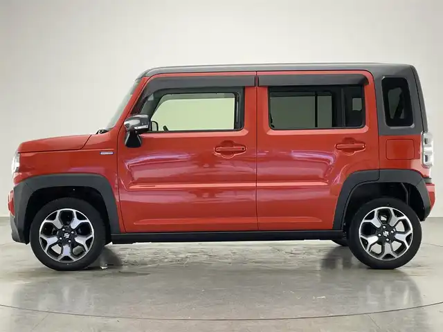 スズキ ハスラー HYBRID X 愛知県 2020(令2)年 2.3万km バーミリオンオレンジ/ガンメタリック2トーン 純正ナビ　全方位カメラ　禁煙　フルセグ　DVD　Bluetooth　シートヒーター　ETC　ドラレコ　衝突軽減　車線逸脱　LEDライト　フォグ　コーナーセンサー　オートハイビーム　純正マット　USB　スマートキー　プッシュスタート