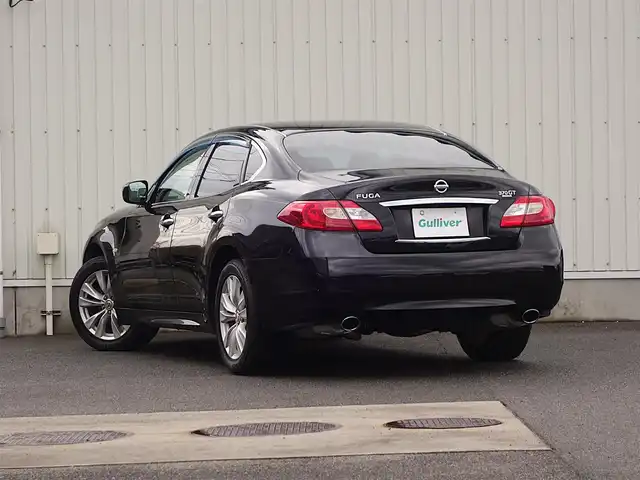 日産 フーガ 370GT FOUR 山形県 2011(平23)年 10.8万km ガーネットブラック 4WD/純正HDDナビ/　　【CD　DVD　BT　フルセグ　AUX　USB】/バックカメラ / サイドカメラ/レーダークルーズコントロール/HIDオートライト/レザーシート/パワーシート/エアシート/純正18インチアルミホイール/ドライブレコーダー/ステアリングスイッチ/インテリジェントキー×2/ETC