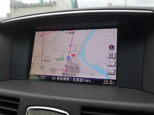 日産 フーガ 370GT FOUR 山形県 2011(平23)年 10.8万km ガーネットブラック 4WD/純正HDDナビ/　　【CD　DVD　BT　フルセグ　AUX　USB】/バックカメラ / サイドカメラ/レーダークルーズコントロール/HIDオートライト/レザーシート/パワーシート/エアシート/純正18インチアルミホイール/ドライブレコーダー/ステアリングスイッチ/インテリジェントキー×2/ETC