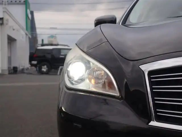 日産 フーガ 370GT FOUR 山形県 2011(平23)年 10.8万km ガーネットブラック 4WD/純正HDDナビ/　　【CD　DVD　BT　フルセグ　AUX　USB】/バックカメラ / サイドカメラ/レーダークルーズコントロール/HIDオートライト/レザーシート/パワーシート/エアシート/純正18インチアルミホイール/ドライブレコーダー/ステアリングスイッチ/インテリジェントキー×2/ETC