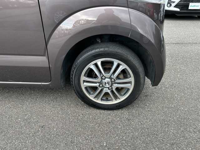 ホンダ Ｎ ＢＯＸ G Lパッケージ 大阪府 2014(平26)年 4.7万km プレミアムブロンズパール 社外ナビ(BT/CD/DVD/SD/USB/ワンセグ)/バックカメラ/衝突被害軽減システム/両側パワースライドドア/純正アルミホイール/純正フロアマット/アイドリングストップ/フルフラットシート/チップアップシート/カーテンエアバック/プッシュスタートボタン/ハロゲンヘッドライト