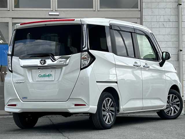 トヨタ ルーミー カスタムG 岩手県 2024(令6)年 0.1万km パールホワイトⅢ ・ワンオーナー/・両側パワースライドドア/・ACC（アクティブクルーズコントロール）/・純正ディスプレイオーディオ（Ａｐｐｌｅ　ＣａｒＰｌａｙ/フルセグTV/BT/USB/ipod/ラジオ）/・全周囲カメラ/・Ｄ席＋Ｎ席シートヒーター/・電子パーキング/・ブレーキホールド/・横滑り防止/・アイドリングストップ/・純正フロアマット/・ドアバイザー/・サンシェード/・オートライト/・nanoe エアコン