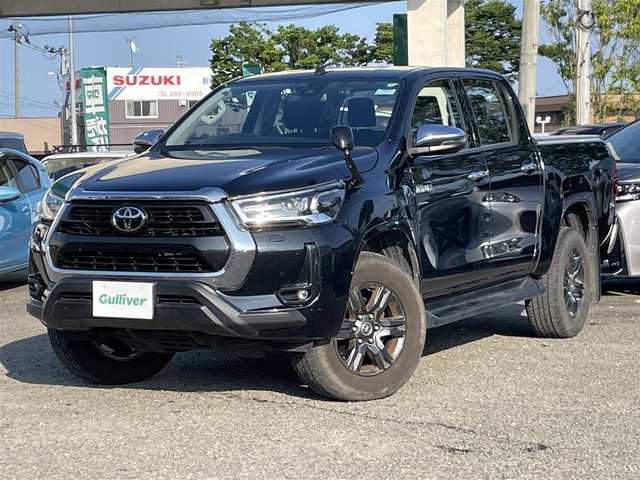 トヨタ ハイラックス Z 宮城県 2020(令2)年 9.7万km アティチュードブラックマイカ ワンオーナー/純正ディーラーオプションナビ/フルセグTV/FM・AM/CD/SD/Bluetooth/AUX/パワーヒーター/排出ガス浄化装置/ドラレコ前/純正アルミホイール17インチ/純正フロアマット/プッシュスタート/レーダークルーズコントロール/レーントレーシングアシスト/パーキングセンサー/ダウンヒルアシストコントロールシステム/センターデフロック/横滑り防止