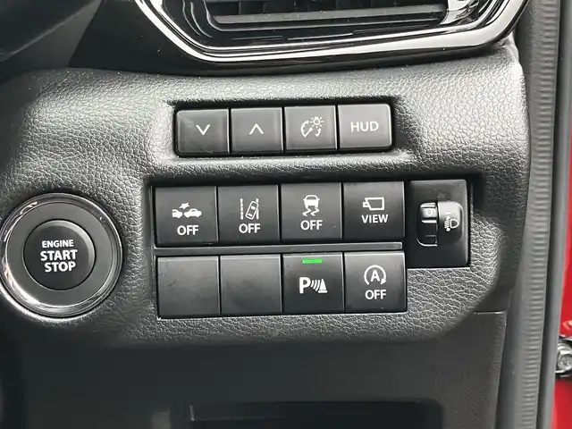 スズキ フロンクス 山口県 2024(令6)年 0.8万km 赤Ⅱ 4WD/デュアルセンサー/　ブレーキサポートII/純正ナビ＆フルセグTV/　＆全方位モニター/純正LEDヘッドライト/純正16インチアルミ/フロントシートヒーター/ヘッドアップディスプレイ/おくだけ充電/レーンキープアシスト/衝突被害軽減ブレーキ/アダプティブ/　クルーズコントロール/パドルシフト/オートハイビーム