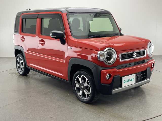 スズキ ハスラー HYBRID X 宮崎県 2020(令2)年 2.6万km バーミリオンオレンジ/ガンメタリック2トーン 純正ナビ　/フルセグＴＶ　/Ｂｌｕｅｔｏｏｔｈ　/アラウンドビューモニター　/バックカメラ/Ｄ／Ｎ席シートヒーター/デュアルカメラサポートブレーキ/コーナセンサー　/レーンキープアシスト　/横滑り防止機能/スマートキー/ステアリングリモコン/プッシュスタート