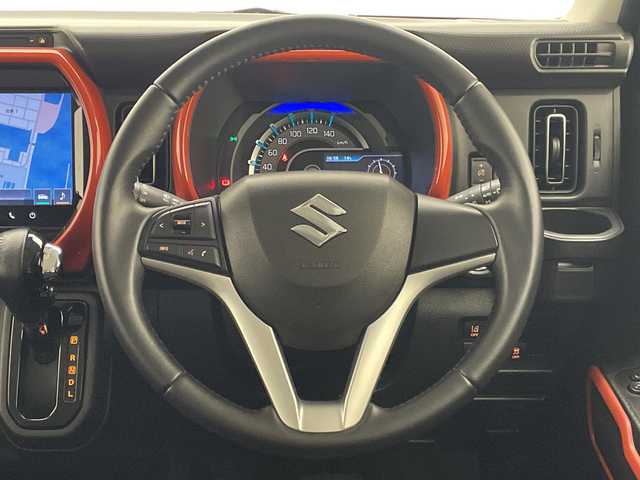 スズキ ハスラー HYBRID X 宮崎県 2020(令2)年 2.6万km バーミリオンオレンジ/ガンメタリック2トーン 純正ナビ　/フルセグＴＶ　/Ｂｌｕｅｔｏｏｔｈ　/アラウンドビューモニター　/バックカメラ/Ｄ／Ｎ席シートヒーター/デュアルカメラサポートブレーキ/コーナセンサー　/レーンキープアシスト　/横滑り防止機能/スマートキー/ステアリングリモコン/プッシュスタート