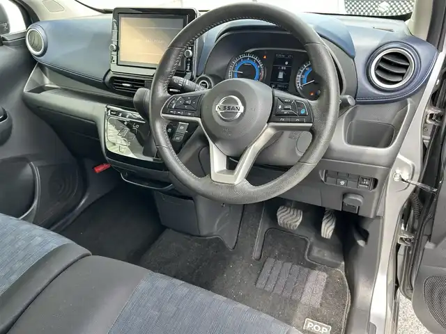 日産 デイズ HWS G ターボ プロパイロットED 滋賀県 2021(令3)年 2.9万km チタニウムグレーメタリック ガソリン（ハイブリッド）/2WD(FF)/CVT/９インチ純正ナビ【MM321D-L】/（FM/AM/CD/DVD/TV/AUX）/プロパイロット/プリクラッシュブレーキアシスト/レーンキープアシスト/アラウンドビューモニター/バックカメラ/ETC/ドライブレコーダー（前）/ディスプレイ付自動防眩式ルームミラー/アイドリングストップ/電動格納ミラー/電子パーキング/ブレーキホールド/ステアリングスイッチ/オートライト/LEDヘッドライト/フロントフォグ/ヘッドライトレベリング/プッシュスタート/スマートキー/スペアキー/フルオートエアコン/USB端子/SOSコール