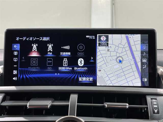 レクサス ＮＸ 300h Fスポーツ 愛知県 2017(平29)年 5.6万km ソニックチタニウム ・純正ナビ&TV&CD&DVD&SD&BTUSB&Miracast/・パノラミックビューモニター/・革シート/・パノラミックルーフ/・シートヒーター/・エアーシート/・後期モデル/・ビルトインETC2.0/・社外前後ドライブレコーダー/・パドルシフト/・ステアリングヒーター/・LEXUSsafety/・レーンディパーチャーアラート/・プリクラッシュセーフティ/・クリアランスソナー/・ブラインドスポットモニター/・パーキングサポートブレーキ/・レーダークルーズコントロール/・パワーバックドア/・オートマチックハイビーム/・シーケンシャルターンランプ/・ヘッドアップディスプレイ/・ASC/・ドアミラーヒーター/・nanoe/・スマートキー/・3眼LEDライト/・LEDフォグランプ/・メモリー付きパワーシート