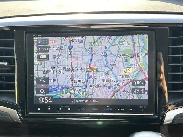 ホンダ オデッセイ ハイブリッド 東京都 2016(平28)年 7万km クリスタルブラックパール ワンオーナー/純正SDナビ/　フルセグTV/SD/CD・DVD/Bluetooth/AM・FM/バックカメラ/アダプティブクルーズコントロール/アイドリングストップ/衝突被害軽減ブレーキ/レーンキープアシスト/横滑り防止装置/純正ビルトインＥＴＣ/純正18インチアルミホイール/純正フロアマット/片側パワースライドドア/ステアリングスイッチ/プッシュスタート/カーテンエアバック/LEDヘッドライト/オートライト/パワーステアリング/パワーウィンドウ/スマートキー/ドアバイザー/保証書/取扱説明書/スペアキー