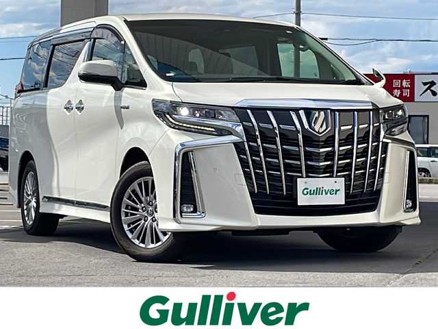 トヨタ アルファードハイブリット SR Cパッケージ 道北・旭川 2020(令2)年 1.8万km ラグジュアリーホワイトパールクリスタルシャインガラスフレーク ・4WD/・禁煙車/・純正ナビ/ CD/DVD/BT/USB/フルセグ/・両側パワースライドドア /・電動リアゲート/・黒革シート/・3眼LEDヘッドライト/・デジタルインナーミラー /・バックカメラ/・トヨタセーフティセンス/・PCS/・LTA/・ACC/・PKSB/・BSM/・RSA/・RCTA/・クリアランスソナー /・運転席メモリシート/・パワーシート /・シートヒーター /・エアシート /・ステアリングヒーター/・オートハイビーム/・オートライト/・LEDヘッドライト/・フォグライト /・ビルトインETC2.0/・サンシェード/・オートリトラミラー/・オートワイパー/・純正フロアマット/・ドアバイザー