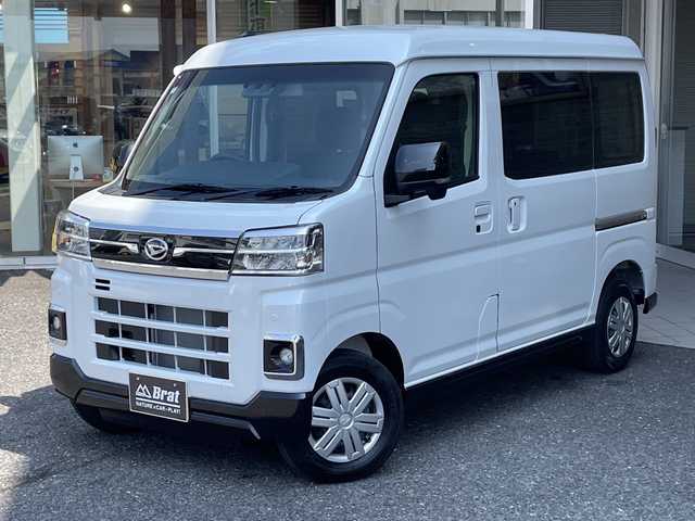 ダイハツ アトレー バン RS 福島県 2024(令6)年 0.1万km シャイニングホワイトパール 4WD/スマートアシスト/バックカメラ/クルーズコントロール/プッシュスタート/両側パワースライドドア/LEDヘッドライト/フォグランプ/両側パワースライドドア /前後コーナーセンサー/レーダークルーズコントロール/ステアリングスイッチ/リヤヒーター