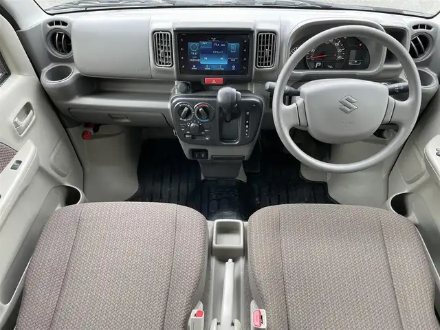 スズキ エブリイ JOINターボ 岩手県 2024(令6)年 0.1万km クールカーキPM 純正ディスプレイオーディオ/衝突軽減ブレーキ/シートヒーター/LEDヘッドライト/電動格納ミラー/バックカメラ/コーナーセンサー/純正ゴムマット/オートライト/横滑り防止